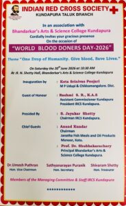 World Blood Donor’s Day -2026