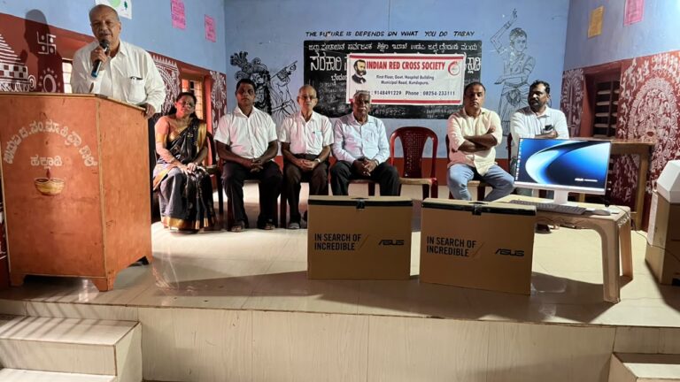 Handed over the computers